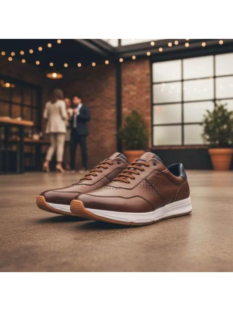 TENIS CASUAL PIEL ARCILLA CALZADO PAZSTOR