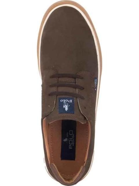 TENIS CASUAL PIEL CAFE HPC POLO - Imagen 3
