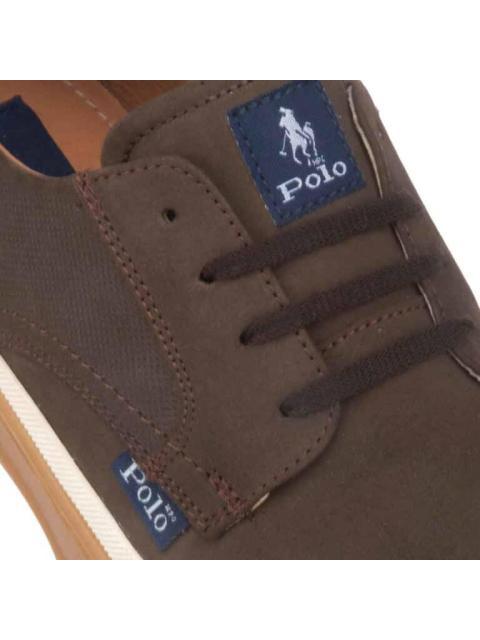 TENIS CASUAL PIEL CAFE HPC POLO - Imagen 6