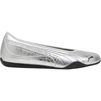 TENIS CASUAL PUMA CATCH SOLEIL BALLERINA METALLIC WHISPER PLATA PUMA