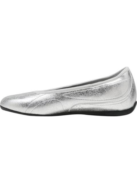 TENIS CASUAL PUMA CATCH SOLEIL BALLERINA METALLIC WHISPER PLATA PUMA - Imagen 5