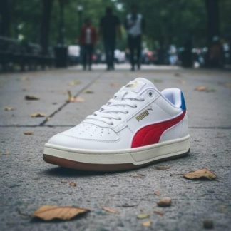 TENIS CASUAL PUMA CAVEN 2.0 RETRO JR BLANCO PUMA