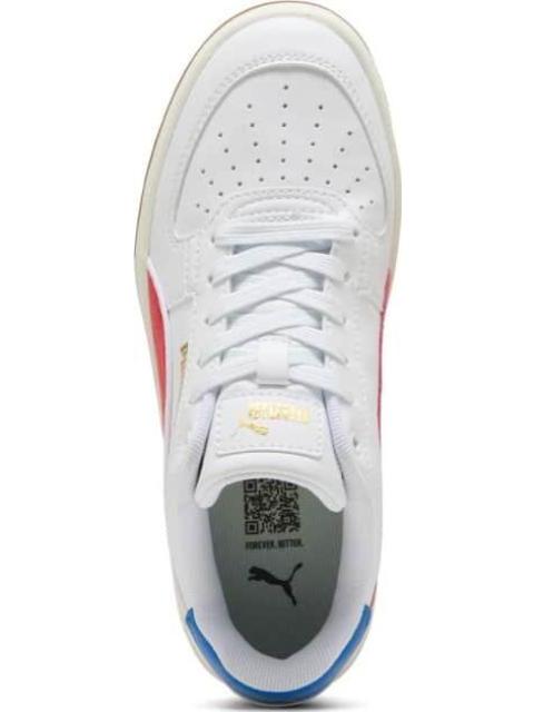 TENIS CASUAL PUMA CAVEN 2.0 RETRO JR BLANCO PUMA - Imagen 4