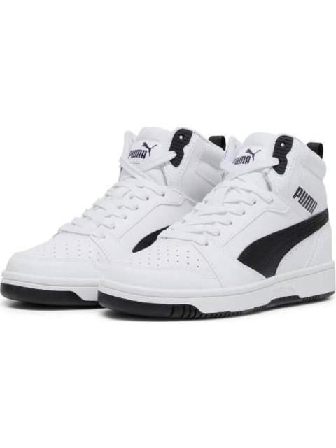 TENIS CASUAL PUMA REBOUND V6 MID BLANCO PUMA - Imagen 2