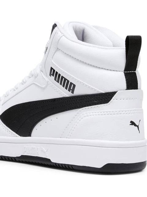 TENIS CASUAL PUMA REBOUND V6 MID BLANCO PUMA - Imagen 6