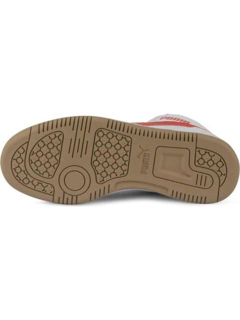 TENIS CASUAL PUMA REBOUND V6 MID JR BLANCO PUMA - Imagen 4