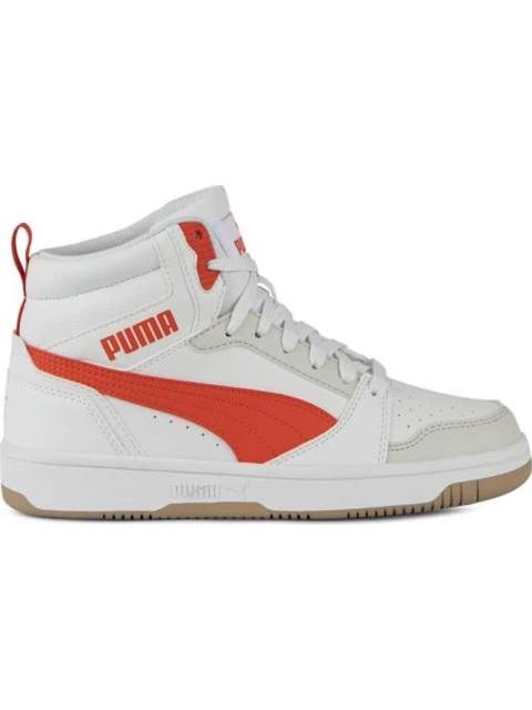 TENIS CASUAL PUMA REBOUND V6 MID JR BLANCO PUMA - Imagen 5