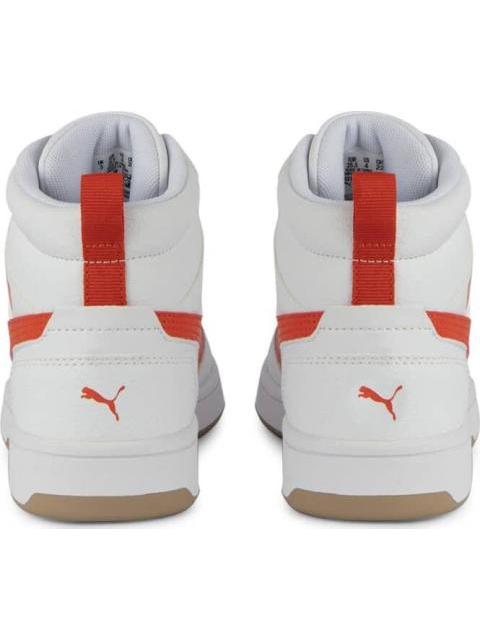 TENIS CASUAL PUMA REBOUND V6 MID JR BLANCO PUMA - Imagen 6