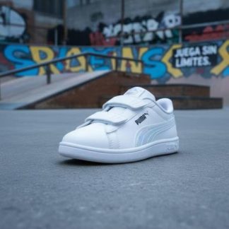 TENIS CASUAL PUMA SMASH 3.0 HOLO 2.0 V PS BLANCO PUMA