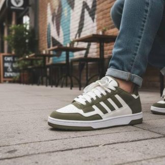TENIS CASUAL RAPID COURT LOW VERDE ADIDAS