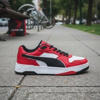 TENIS CASUAL RBD BREAK LOW JR BLANCO PUMA