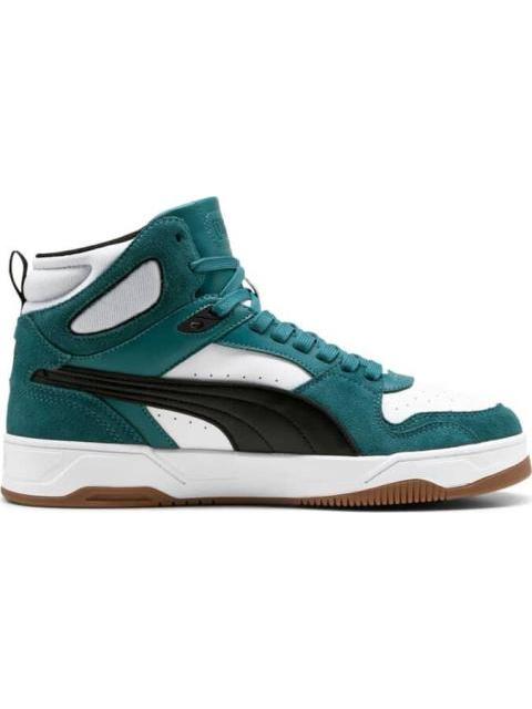 TENIS CASUAL RBD BREAK MID SD VERDE PUMA - Imagen 4