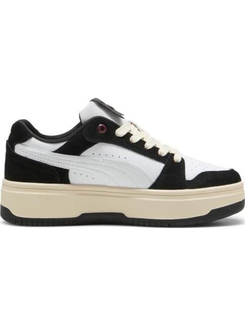 TENIS CASUAL REBOUND FEMME LOW ANIMAL FLAIR BLANCO/NEGRO PUMA - Imagen 5