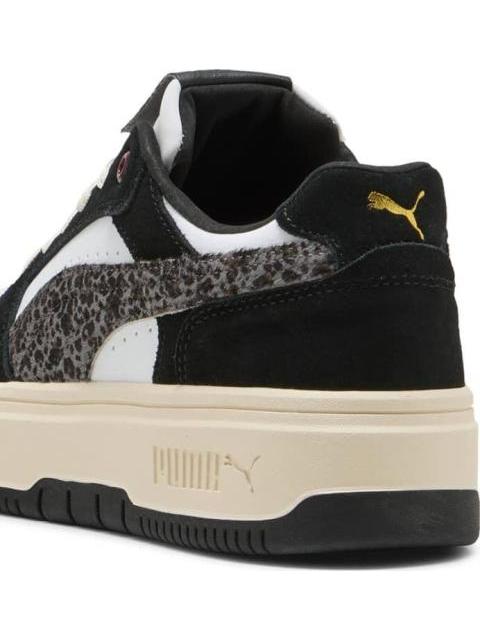 TENIS CASUAL REBOUND FEMME LOW ANIMAL FLAIR BLANCO/NEGRO PUMA - Imagen 7