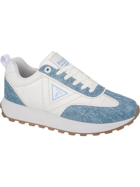 TENIS CASUAL RETRO DETALLE TRIANGULO BLANCO HPC POLO - Imagen 2