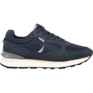 TENIS CASUAL RETRO DETALLES GAMUZA AZUL MARINO NAUTICA