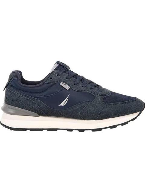 TENIS CASUAL RETRO DETALLES GAMUZA AZUL MARINO NAUTICA