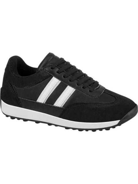 TENIS CASUAL RETRO NXT FRANJAS NEGRO NEXT CO - Imagen 2