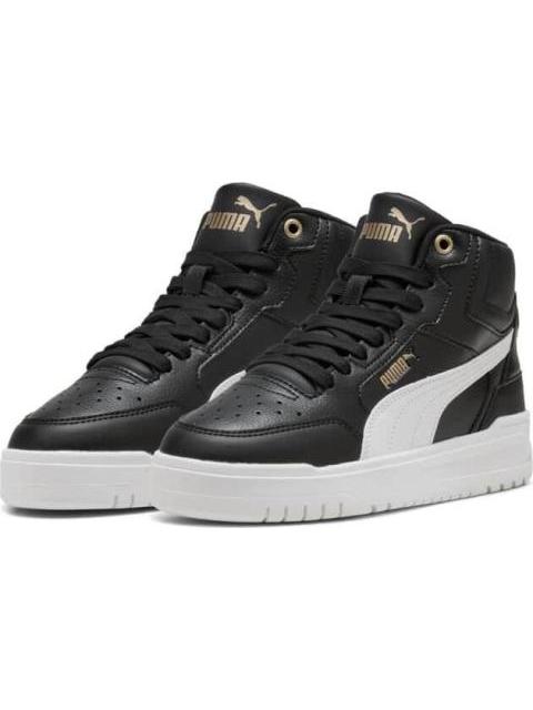 TENIS CASUAL SHUFFLE DOWNTOWN MID JR BLANCO/NEGRO PUMA - Imagen 2