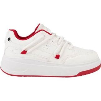 TENIS CASUAL SKATE BICOLOR MULTIAGUJETA BLANCO NEXT CO