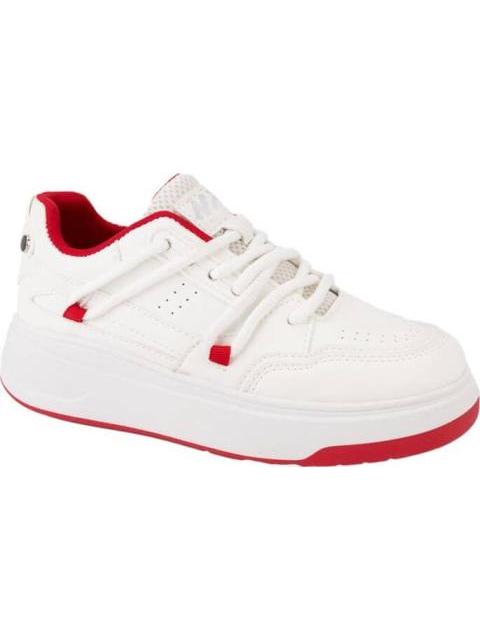 TENIS CASUAL SKATE BICOLOR MULTIAGUJETA BLANCO NEXT CO - Imagen 2