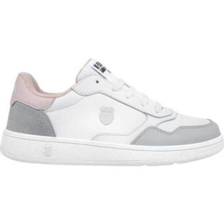 TENIS CASUAL SLAMSHIELD II VWHITE PINK GREY BLANCO K-SWISS