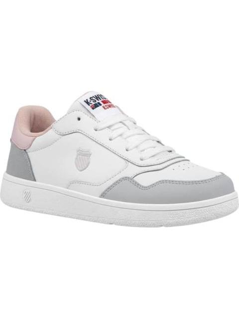 TENIS CASUAL SLAMSHIELD II VWHITE PINK GREY BLANCO K-SWISS - Imagen 2
