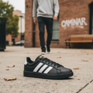 TENIS CASUAL STREETTALK BLANCO/NEGRO ADIDAS