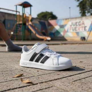 TENIS CASUAL STREETTALK EL C BLANCO/NEGRO ADIDAS