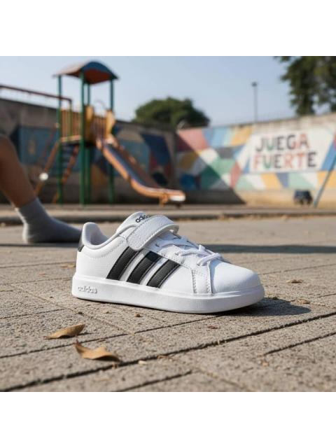 TENIS CASUAL STREETTALK EL C BLANCO/NEGRO ADIDAS