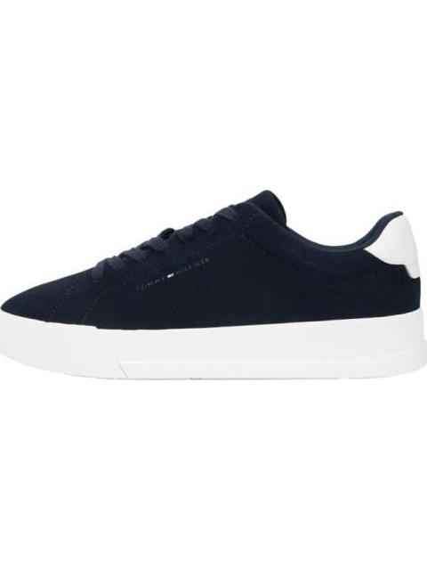 TENIS CASUAL TH COURT CORE SUEDE AZUL TOMMY HILFIGER