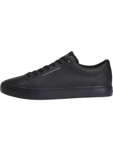 TENIS CASUAL TH HI VULC CORE LOW LTH II ESS NEGRO TOMMY HILFIGER