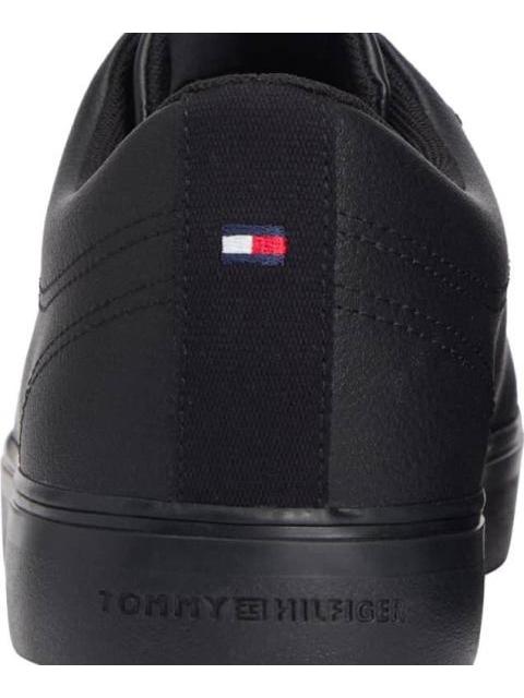 TENIS CASUAL TH HI VULC CORE LOW LTH II ESS NEGRO TOMMY HILFIGER - Imagen 6