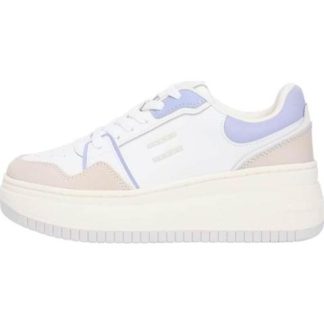 TENIS CASUAL TJW RETRO BASKET FLATFORM BLANCO TOMMY HILFIGER