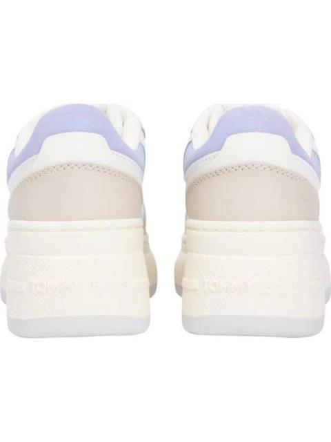 TENIS CASUAL TJW RETRO BASKET FLATFORM BLANCO TOMMY HILFIGER - Imagen 6