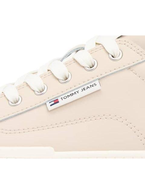 TENIS CASUAL TJW VULC FLATFORM LEATHER BEIGE TOMMY HILFIGER - Imagen 6
