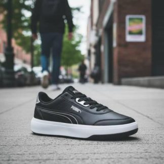 TENIS CASUAL TORI METALLIC SHINE NEGRO PUMA