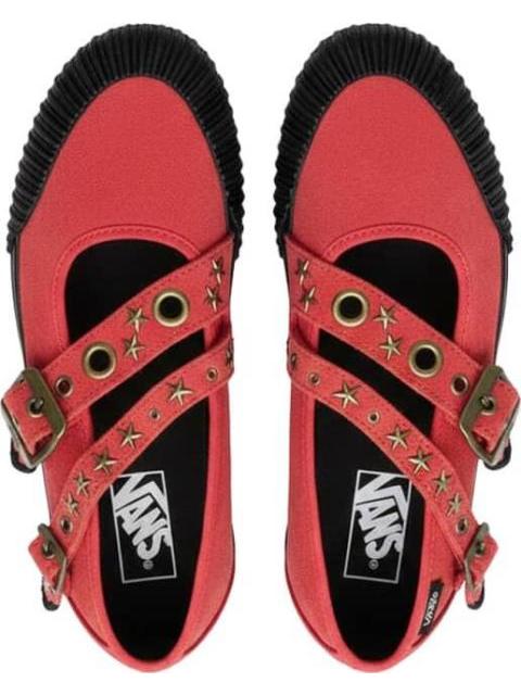 TENIS CASUAL UA MARY JANE STRAPS ROJO VANS LATINO - Imagen 3