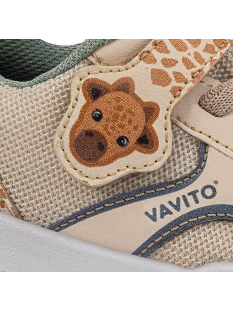 TENIS CASUAL URBANO AGUJETA ELASTICA CONTACTEL BEIGE VAVITO - Imagen 6