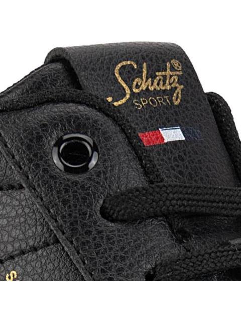 TENIS CASUAL URBANO AGUJETA NEGRO SCHATZ SPORT - Imagen 6
