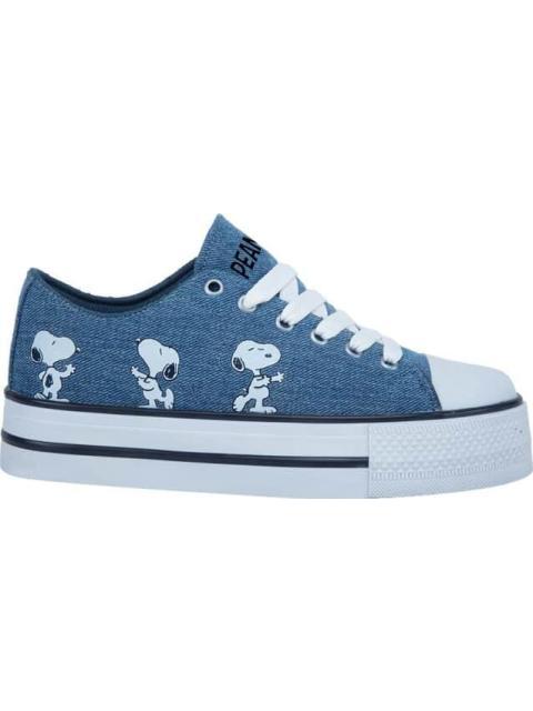 TENIS CASUAL URBANO AZUL MEZCLILLA PEANUTS