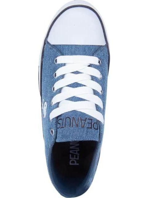 TENIS CASUAL URBANO AZUL MEZCLILLA PEANUTS - Imagen 3