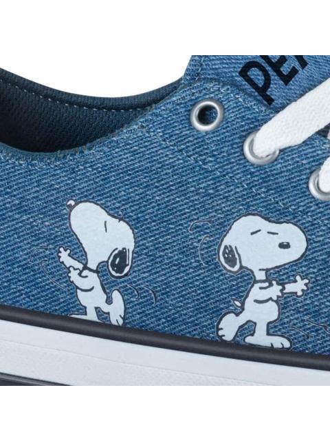 TENIS CASUAL URBANO AZUL MEZCLILLA PEANUTS - Imagen 6