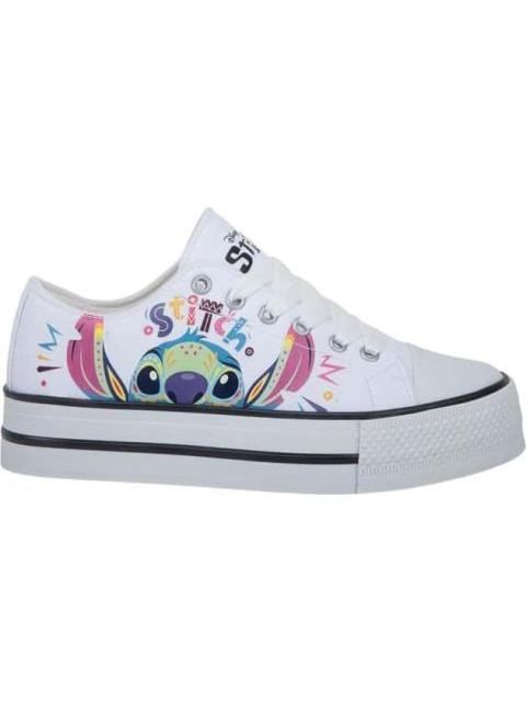 TENIS CASUAL URBANO BLANCO STITCH