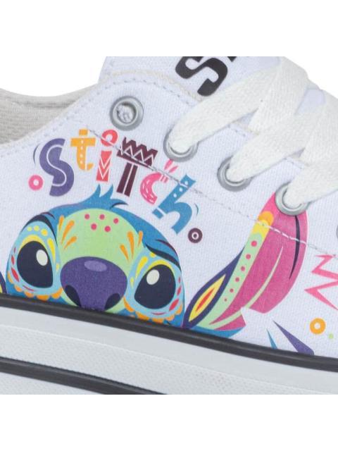 TENIS CASUAL URBANO BLANCO STITCH - Imagen 6