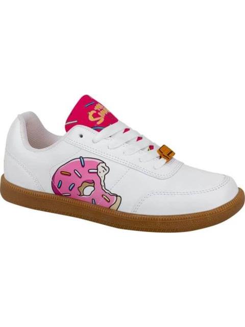 TENIS CASUAL URBANO BLANCO THE SIMPSONS - Imagen 2