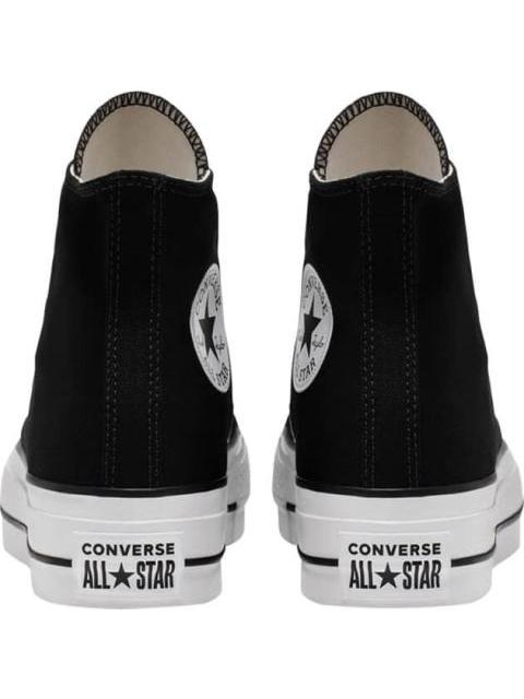 TENIS CASUAL CON PLATAFORMA NEGRO CONVERSE - Imagen 4
