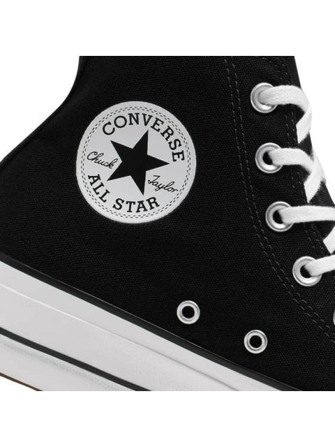 TENIS CASUAL CON PLATAFORMA NEGRO CONVERSE - Imagen 5