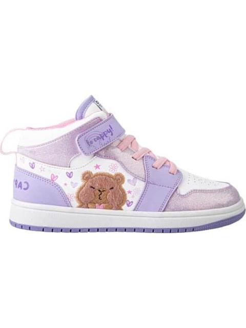 TENIS CASUAL URBANO BOTA GLITTER BLANCO VAVITO - Imagen 2
