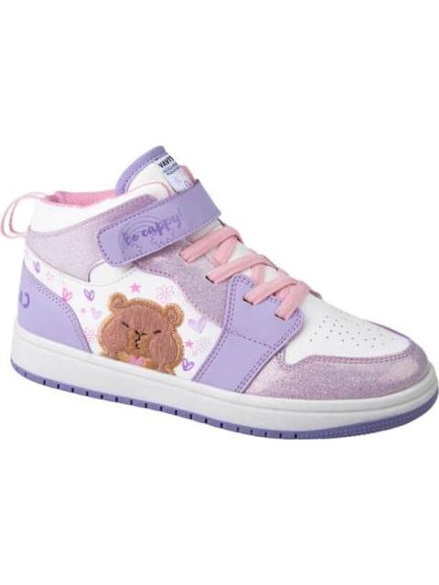 TENIS CASUAL URBANO BOTA GLITTER BLANCO VAVITO - Imagen 3